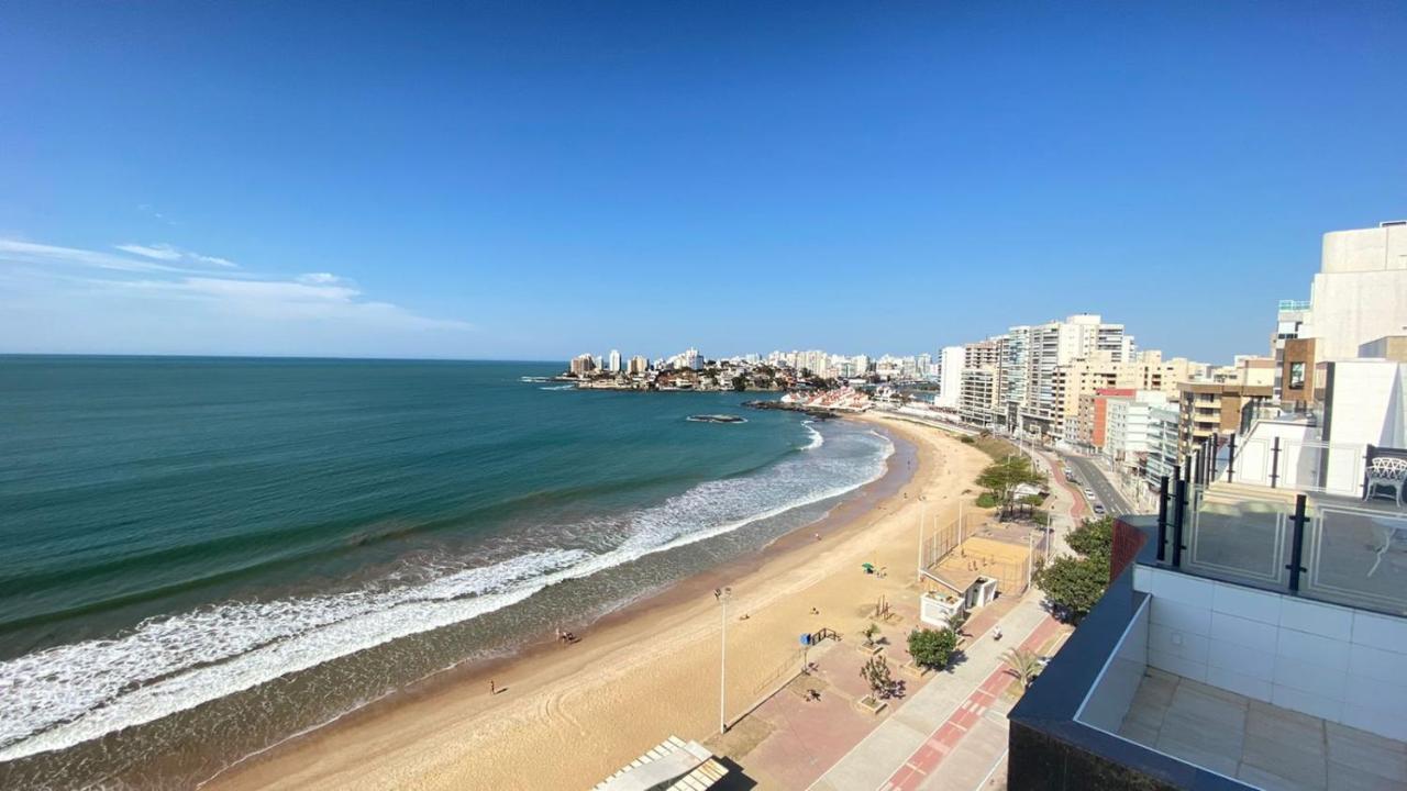 Vista Panoramica Para O Mar Da Praia Do Morro Guarapariアパートメント エクステリア 写真