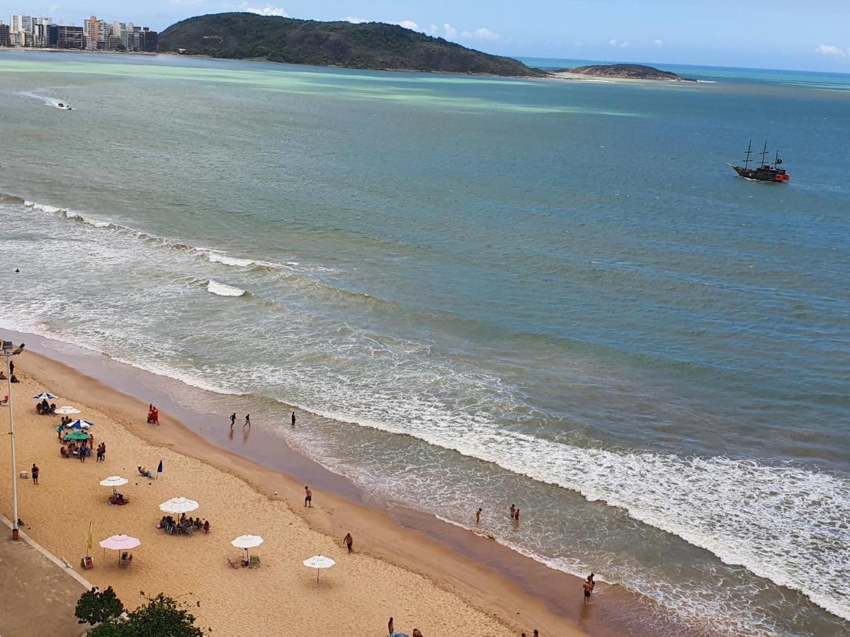 Vista Panoramica Para O Mar Da Praia Do Morro Guarapariアパートメント エクステリア 写真